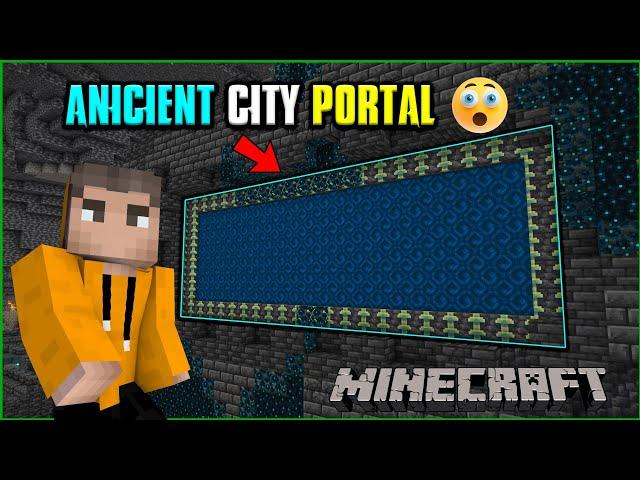 Ancient City Portal In Minecraft | Minecraft Mods In Telugu | THE COSMIC BOY