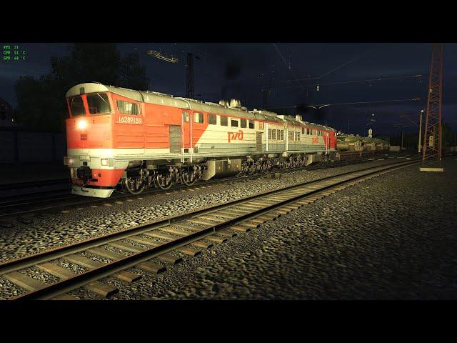 Trainz Railroad Simulator 2019 сценарий "Эшелон" DLC Ростовский узел