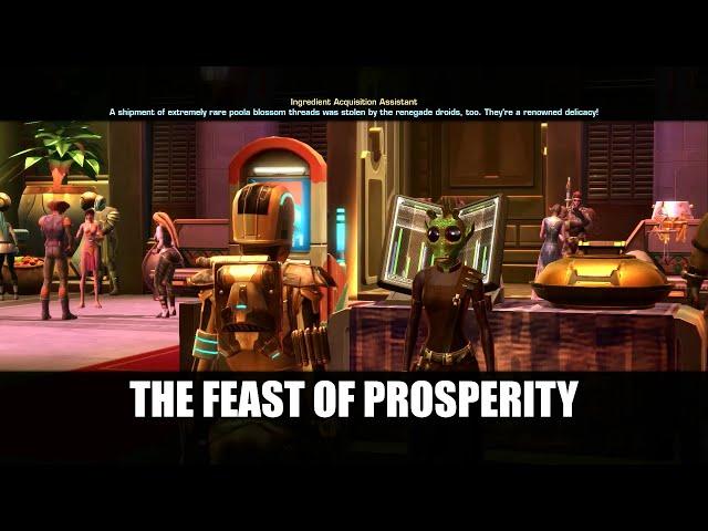 SWTOR: The Feast of Prosperity. Cinematic Game Movie.