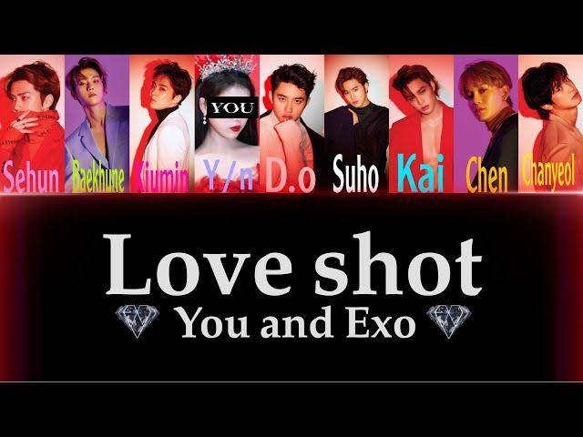 Sing with Exo (love shot)  ___"Easy lyrics" ___you as a member ️