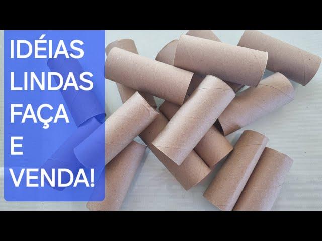 Lindas Idéias com Rolos de Papel higiênico Reciclagem, Artesanatos