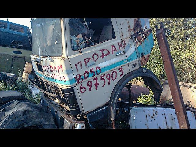 A man took a rusty MAZ from a landfill and gave it a second life