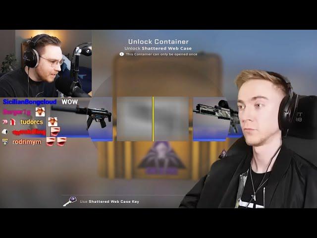 sparkles opens the rarest csgo skin without realizing...