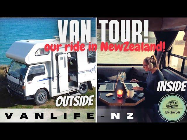 VAN TOUR! | 1991 Ford Trader  - Classic RV/Campervan  - our ride in NZ!