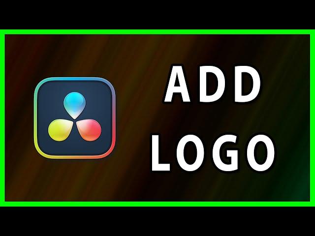 How to add a Watermark image / Logo in DaVinci Resolve 18 (2022)