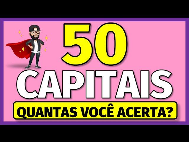  Quantas capitais de países você consegue acertar?  | O Incrível Zé