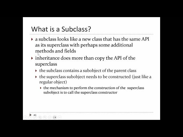 2024-11-25 Inheritance (constructors; polymorphism; declared vs runtime types)