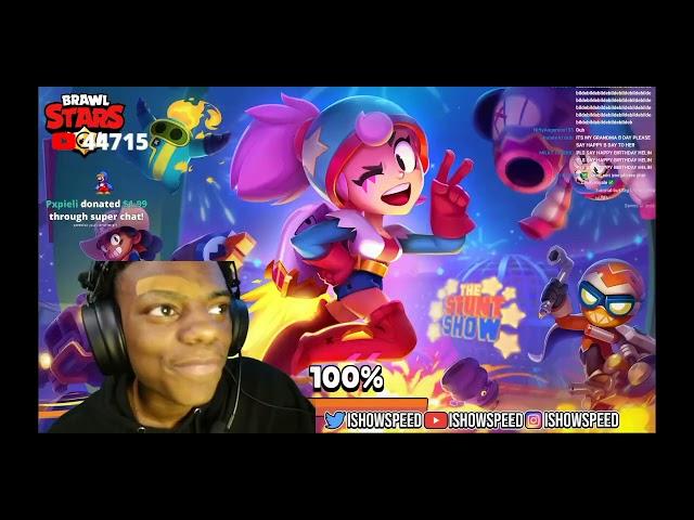 @IShowSpeed Plays Brawl Stars (Full Video)