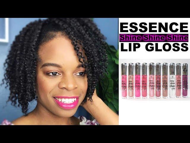 Essence SHINE SHINE SHINE Wet Look Lip Gloss Swatches | PuckerUpBabe