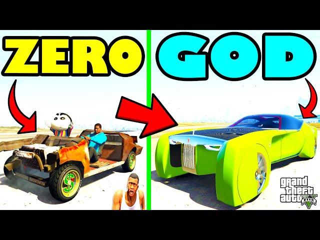 Franklin Upgrading ZERO To GOD SUPER CAR in GTA 5 | SHINCHAN and CHOP