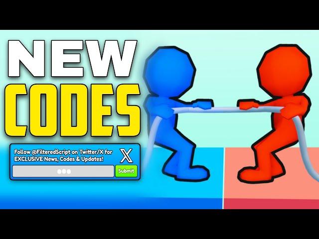 *NEW* ALL WORKING CODES FOR TUG OF WAR IN 2024! ROBLOX TUG OF WAR CODES