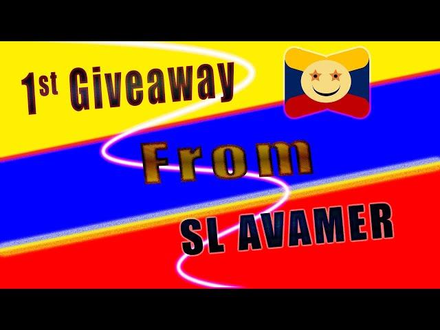 1st Giveaway from SL Avamer