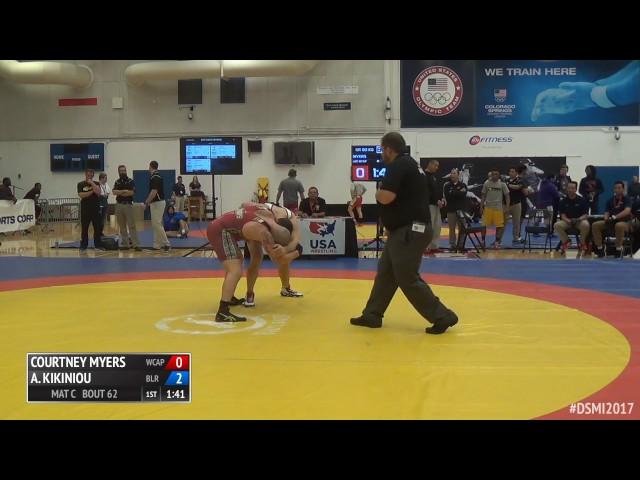 80 Con of 4 - Courtney Myers (Army (WCAP)) vs. Aliaksandr Kikiniou (Belarus)