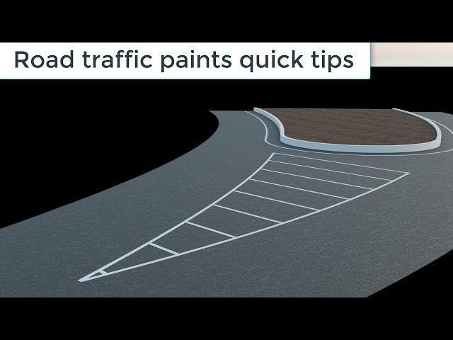 Road traffic paints quick tips in 3ds max and corona