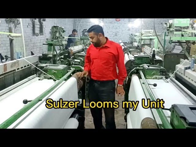 Sulzer Looms Unit Check Looms Working and Cloth Quality Test time