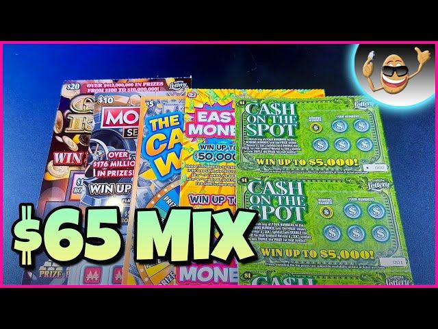 $65 VARIETY MIX OF FLORIDA SCRATCH OFFS!!