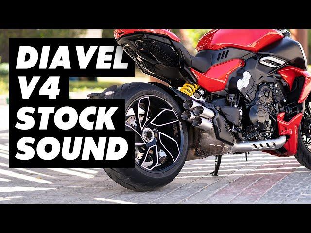 2023 Ducati Diavel V4 Stock Exhaust Sound! (Static, Fly-by & Onboard)