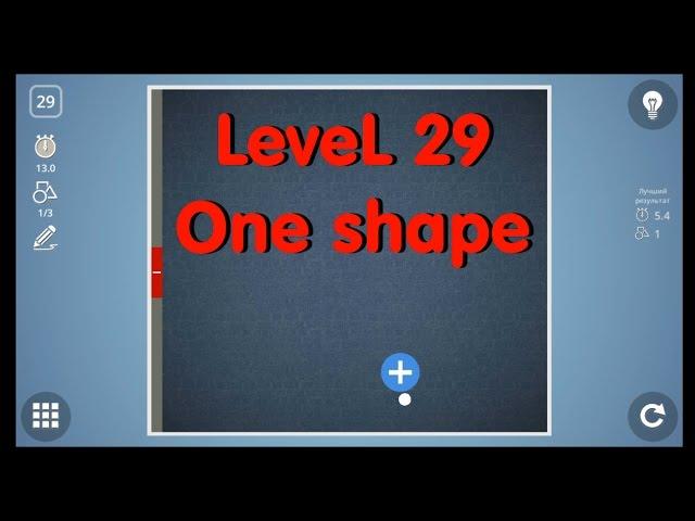 Brain It On! Level 29  One shape 