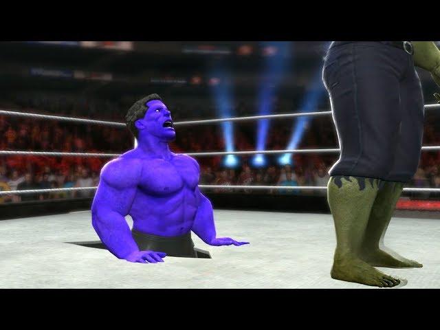 HULK VS BLUE HULK - I Quit Match