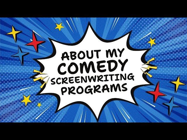 LIVE Q&A about my COMEDY SCREENWRITING PROGRAMS