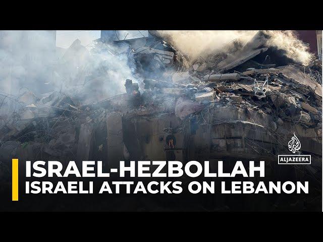 Lebanon attacks: Israeli air strikes in central and southern regions