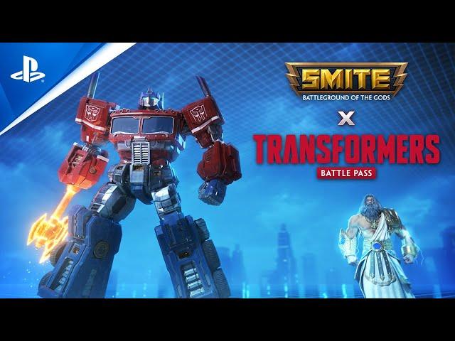 Smite - Transformers Battle Pass Trailer Reveal | PS4