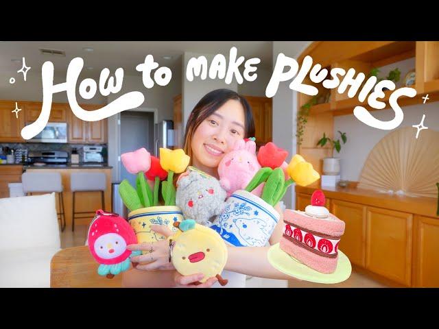 How to Make Plushies  start to finish designing & manufacturing