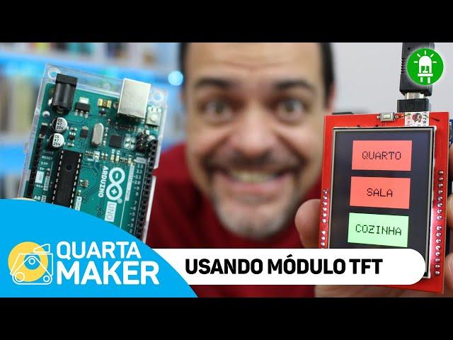 Conheça de perto o Módulo TFT Display Shield Touch #QUARTAMAKER