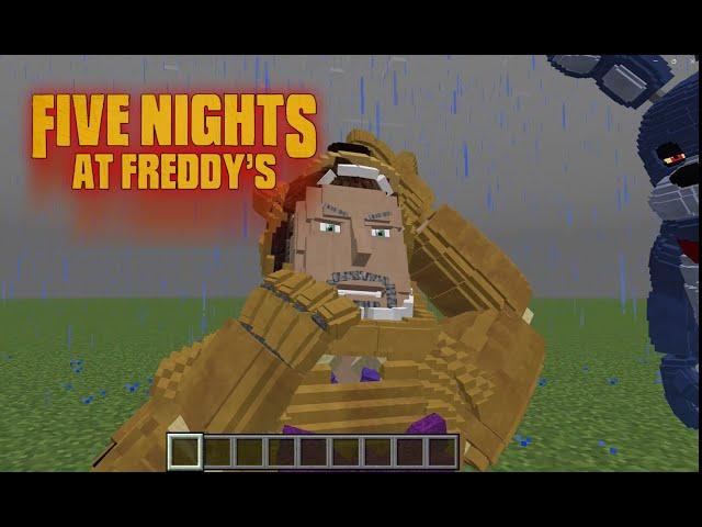 William Afton Full Springlock Scene in Minecraft  - FNAF MOVIE ADDON MCPE