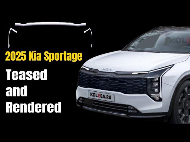 New 2025 Kia Sportage Teased and Rendered