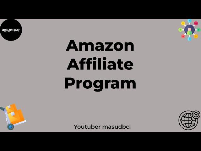 Amazon Affiliate Program. #ecommerce #products