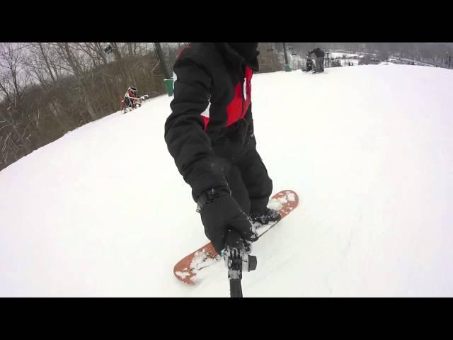 Snowboarding at Boston mills, miss it.