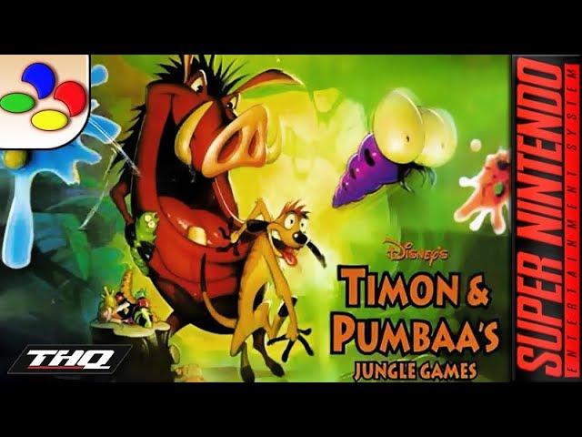 Longplay of Timon & Pumbaa's Jungle Games