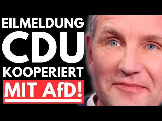 OFFIZIELL! BRANDMAUER GEFALLEN! CDU BEUGT SICH AfD! FOLGT DIE KOALITION?!