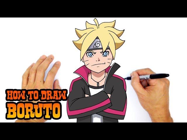 How to Draw Boruto | Naruto Shippuden