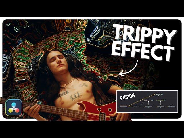 TRIPPY WARPED Effect in Davinci Resolve Fusion! | EASY Tutorial