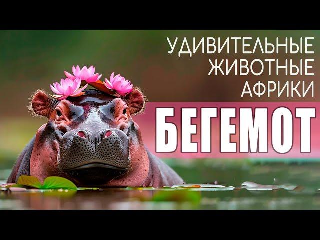 Бегемот. Удивительные животные Африки.