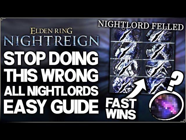 Elden Ring Nightreign - Beat ALL Nightlords EASY Every Run - Best Easy Nightlord Boss & Class Guide!