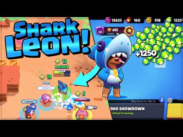 NEW Shark Leon! - Buying 1250 GEMS - Shark Leon Gameplay // BrawlStars