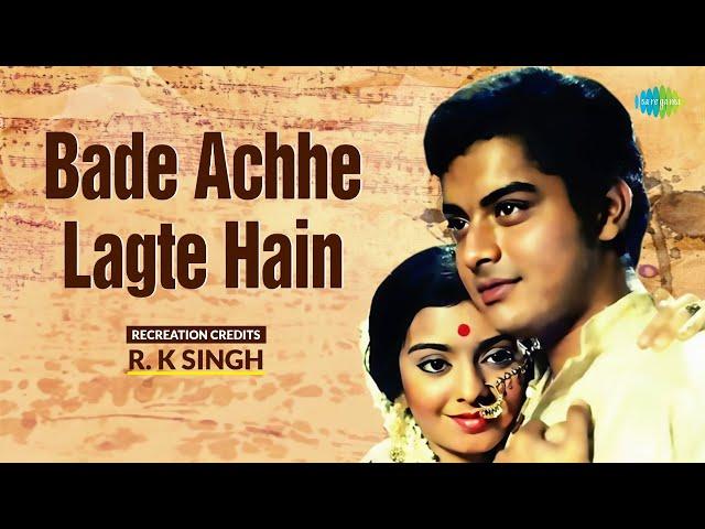 Bade Achhe Lagte Hain | R. K Singh | Amit Kumar | R.D. Burman | Hindi Cover Song | Old Hindi Song