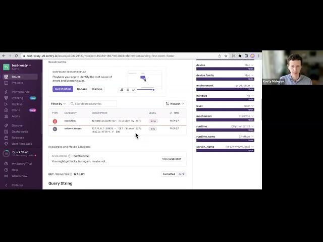 Sentry 101: Error Monitoring For Backend Applications