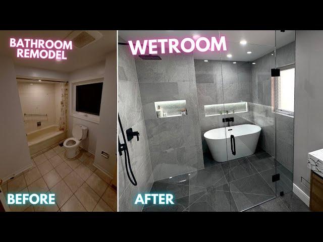 Building a WETROOM - Bathroom Renovation