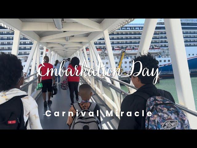 Carnival Miracle EmbarkNation Day