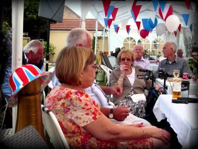 Patricia and Harry`s 65th garden party celebrations.