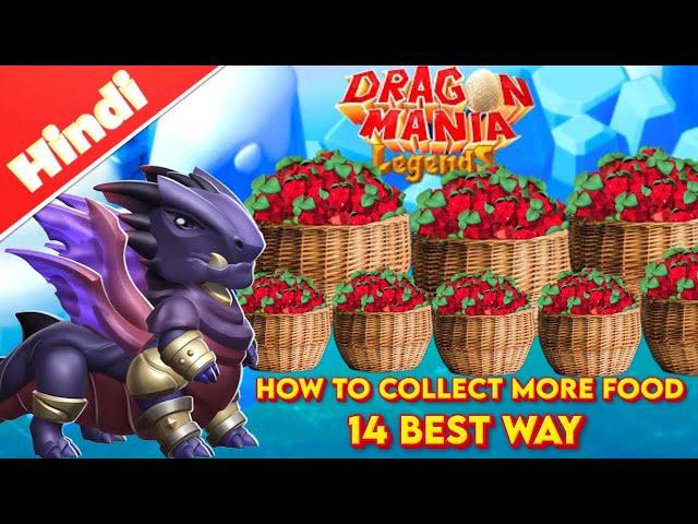 Tips for gathering more food in Dragon Mania Legends | Dragon Mania Legends #201 | Hindi