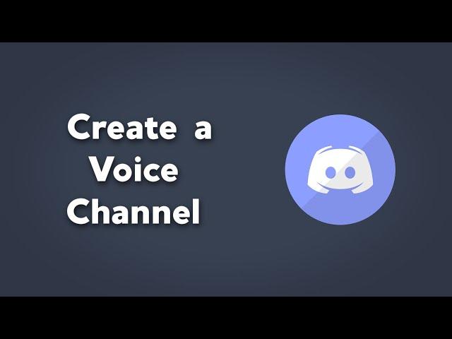 Create a Voice Channel in Discord | How to Add a Voice Channel to a Discord Server |Discord Tutorial