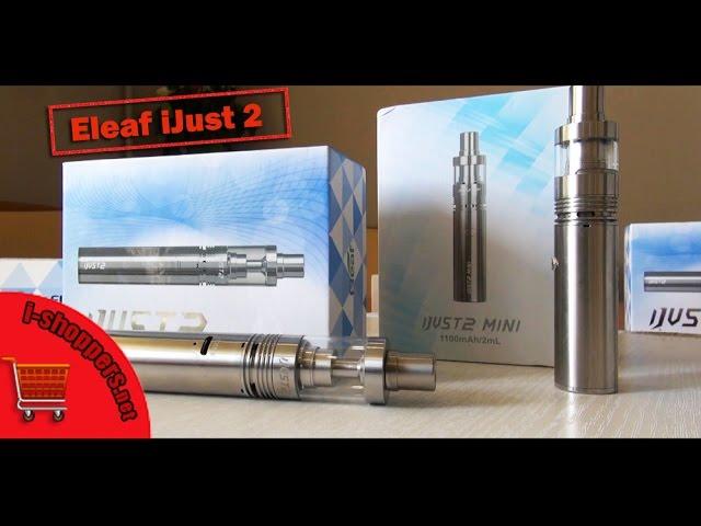 Обзор Eleaf iJust 2 и iJust 2 Mini - отличная электронная сигарета, отзыв