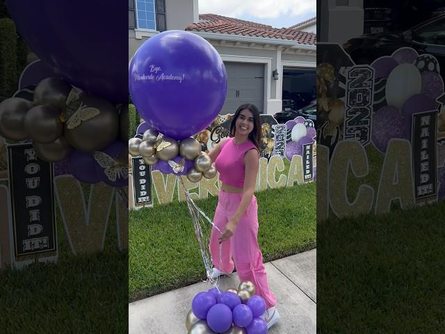 Easy balloon bouquet. Jumbo balloon tutorial. Easy balloon decoration. DIY balloon decoration