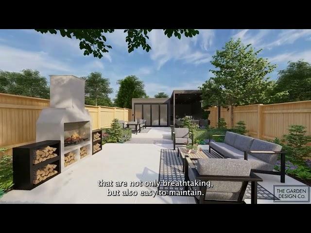 Luxury Garden 3D Walkthrough | The Garden Design Co