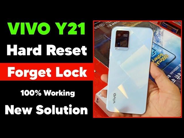 Vivo Y21 Hard Reset Solution | How to Unlock Pin, Pattern Lock Y21 | Y21 Pin lock kaise remove kare